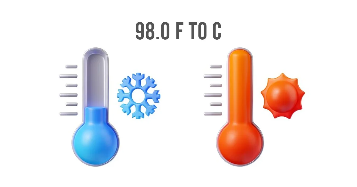 98.0 f to c